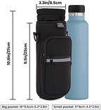 Nuovoware Water Bottle Carrier Bag, 25oz/32oz, Black - Image 3