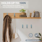 BREYDROK 20-Pack Coat Hooks for Hanging, Heavy Duty Blue Metal Wall Hooks - Image 2