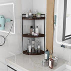 Dorhors Corner Bathroom Organizer Countertop,Vanity Counter Storage Shelf - Image 2