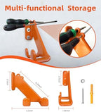 Chainsaw Hanger, 4 Pack Chainsaw Holder Wall Mount, Chain Saw Storage Rack - Image 4