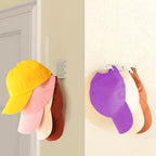 Durmmur Clear Acrylic Hat Organizer, Hat Rack for Wall,Each Holds 15 Hats - Image 2