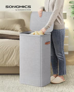 SONGMICS Laundry Basket, 100L Laundry Hamper with Lid, 1 Removable Bag - Image 2