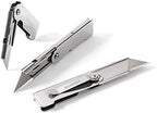 WORKPRO 3PCS Quick Change Folding Pocket Utility Knife Set with Belt Clip by WORKPRO