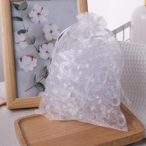 Hanger Hooks Space Saving, 60 PCS Clothes Hanger Connector Hooks | Closet Space Savers for Hanging Clothes, Clear - Image 6