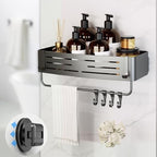 Onemake Suction Cup Shower Caddy, Shower Shelf, Bathroom Organizer, Gray by Unknown