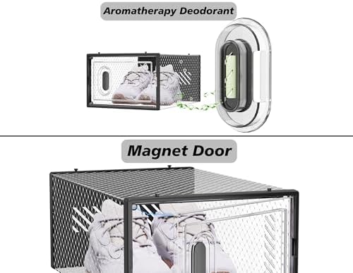 SIMPDIY Clear Shoe Storage Boxes, Stackable Shoe Organizer for Closet | 12 Pack, Magnetic Door, Aromatherapy Stick, for Size 10, Plastic, Shoe Rack for Closet, Entryways, Under-bed Storage - Image 4