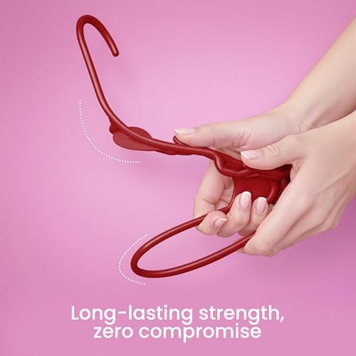 Utopia Home Plastic Hangers 50 Pack – Space Saving Clothes Hanger Red | Durable & strong | Closet organizer & storage | Ideal for apartments, dorms & stocking stuffers - Image 4