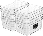 Heyuzb Clear Storage Organizer Bins, Pantry Organizers and Storage by HEYUZB