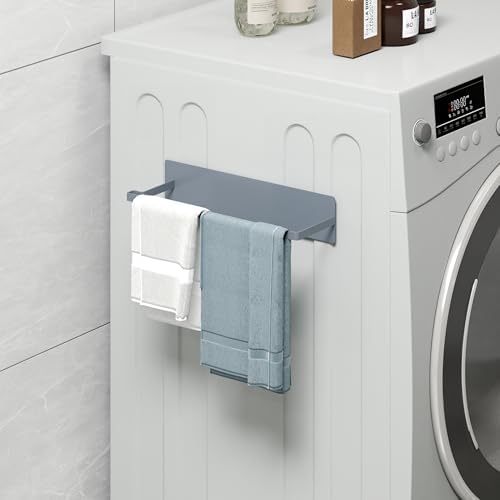 Magnetic Hanger Organizer, Thipoten Hangers Holder for Washing Machine, Holding up to 30 Velvet/Wire/Plastic Hangers, Perfect Space Saver for Laundry Room (1, Grey) - Image 3