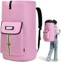 laundry bag backpack,extra-large heavy duty laundry bags,laundry backpack for college students,drawstring closure (Light Pink Laundry Bag) by SUOVOCK