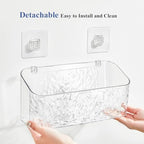 Bath Toy Storage 2 Packs, Large Bath Toy Holder - No Drill, Quick-Dry - Image 5