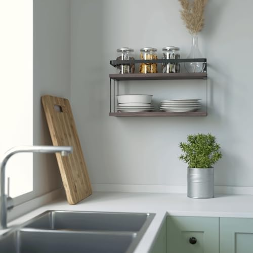 RICHER HOUSE Floating Shelves Bathroom, Wall Mounted Shelf Over Toilet - Image 6