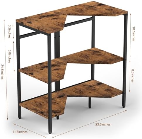 CADUKE Pedestal Sink Storage, 2 Pack Bathroom Under Vanity Storage Shelf - Image 3