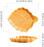 Ceramic Leaf Ring Dish, Jewelry Trinket Tray with Gift Box - Image 2