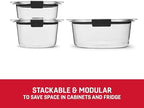 Rubbermaid Brilliance® Round Leak Proof Food Storage Containers, 6 Piece Set (Pack of 2) - Image 4