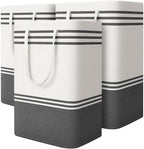 3 Pack Large Laundry Baskets, Laundry Hampers, Freestanding Waterproof Collapsible Clothes Bag with Extended & Reinforced Handles - Clothes Basket for Dorm, Bathroom, Home (75L) by EpicTotes