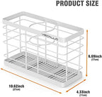 Hair Tool Organizer, Curling iron stands, Bathroom Organizer Basket Hair Supplies Organizer Storage Hair Dryer Holder- Wall Mount No Drilling - Image 5