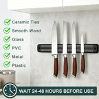 2pcs Magnetic Knife Strips,Magnetic Knife Holder for Wall/Refrigerator - Image 4