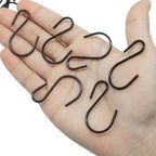 S Hooks 44mm, Black, 50 Packs - Image 4