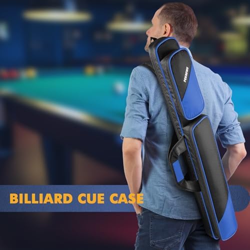 PEKREWS Pool Cue Case, Pool Stick Case 2x2 with 2 Accessories Pockets - Image 4