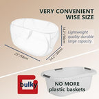 Collapsible Laundry Hamper Basket,Pop Up Mesh Foldable Bag for Laundry Room - Image 3