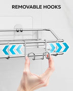 Nieifi Shower Caddy Adhesive, Shower Shelves, Shampoo Holder for Bathroom - Image 4