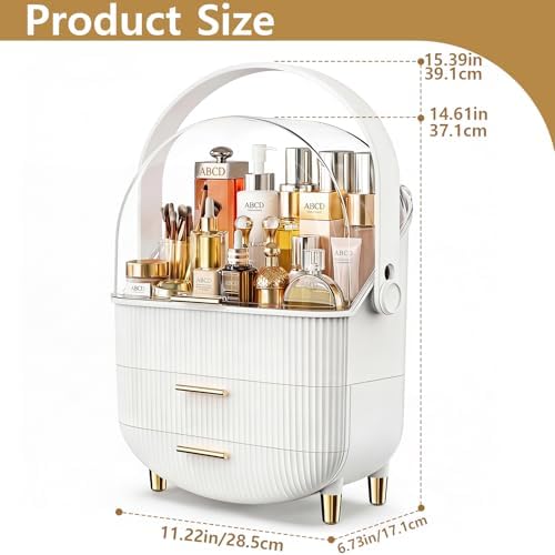 NestOrganix Makeup Organizer Skincare Organizers With Drawers - Image 2