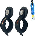 Heavy Duty Magnetic Hook, Magnetic Tool Holder, Magnetic Garage Hooks, Extension Cord Strap for Cable, Rope, Wire Storage in Garage,Workshop,RV,Pick-up(Dia.2.59" Magnet * 2Pcs) by Juformin