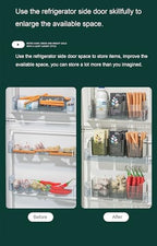 Lae Nuvole 2 Pack Adhesive Wall Storage Bins, Cabinet Door Organizer, Clear - Image 4