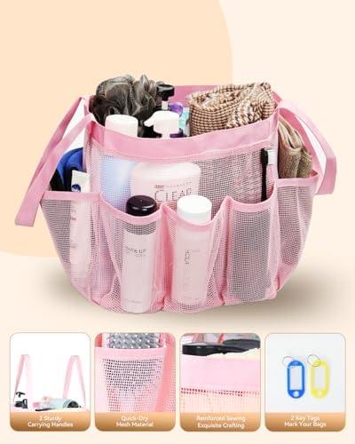 Temede Mesh Shower Caddy Portable for College Dorm Room Essentials - Image 4