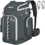 Ski Boot Bag, 65L Durable Travel Backpack, 1680D Nylon Waterproof Snowboard Boot Bag, Skiing and Snowboarding Travel Luggage for Helmet, Goggles, Gloves, Outerwear & Accessories by RESVIN