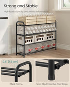 SONGMICS Expandable Shoe Rack, 4-Tier Shoe Organizer, Holds 8-16 Pairs - Image 6