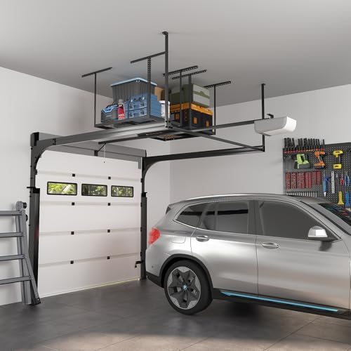 FLEXIMOUNTS 2x3 Overhead Garage Ceiling Storage Rack Organization, Black - Image 7