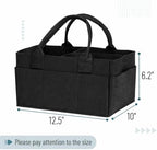 Mr. Pen- Baby Diaper Caddy Organizer, Black, Medium - Image 2