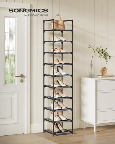 SONGMICS Shoe Rack, 10-Tier Shoe Shelf, Shoe Storage Organizer - Image 4