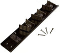 Carlisle FoodService Products 4073100 Roll 'N Grip Mop, Broom and Tool Holder / Storage System, 3 Positions + 1 Hook by CarlisleFoodServiceProducts