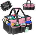 Boczif Cleaning Caddy Bag Wearable,Cleaning Caddy Supplies Organizer(Pink) by Boczif