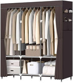 LOKEME Wardrobe Closet,Steel Pipe Diameter 19mm,Portable Closet for Bedroom by LOKEME-USDirect