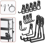 WALMANN Garage Storage Hooks, Wall Mount Utility Hooks for Tools, Black by WALMANN