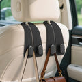 Car Seat Headrest Hooks, 2PCS Universal Car Purse Hook Leather Car Bag Hook by Fitnice