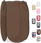 Handy Laundry Collapsible Mesh Pop Up Laundry Hamper with Side Pocket by Handy+Laundry