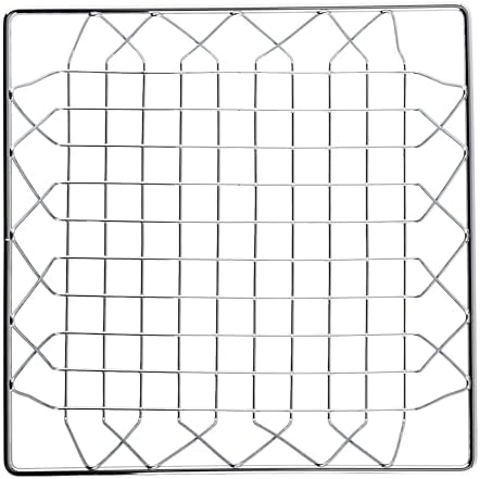 G.E.T. 12" Silver Square Metal Wire Basket for Pantry, Storage and More - Image 3