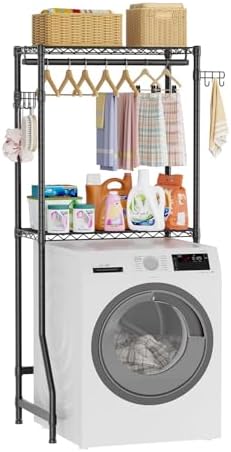 Golpart Laundry Organizer Shelves Over the Washer and Dryer Storage Shelf by Golpart