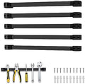 5 Pack Magnetic Tool Holder, Magnetic Strips Tool Magnet Bar PVC Coated for Garage Tool Organizer 16 In by SDLDEER