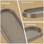 12" Bathroom Counter Tray,Vanity Tray,Decorative Tray,Perfume Tray,Jewelry Tray, Coffee Table Tray,Soap Tray, Thickened Small Tray for Makeup,Perfume,Candles,Keys,Trinkets,Coffee,1 Pack - Image 4