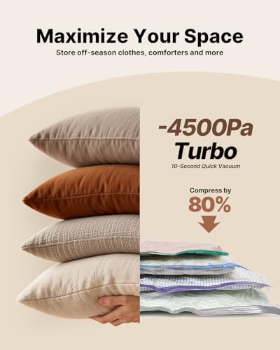 VINTAR 20 Pack Vacuum Storage Bags for Travel with Cordless Pump, Color - Image 2