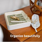 Perfume Tray Valet Tray Night Stand Bedside Organizer| Perfume Organizer Catchall| Perfume Trays for Dresser Vanity Tray for Dresser Countertop| Perfume Holder| Nightstand Organizer Women - Image 5