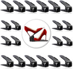 Neprock Shoe Slots Organizer, 20 Pack Adjustable Shoe Rack Stacker Storage Space Saver, Double Deck Shoe Rack Holder for Closet Organization (Black) by Neprock