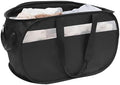 Collapsible Tear Proof Laundry Baskets with Dual Handles, Black by TECHMILLY
