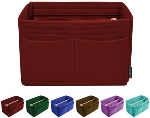 OMYSTYLE Purse Organizer Insert, Felt Tote Bag Organizer Insert with 5 Sizes, Handbag Dividers for Inside Purse, Compatible with Longchamp, Neverful, Speedy and More by OMYSTYLE